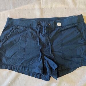 a.n.a  Soft Navy Shorts with elastic waist Plus Size 18